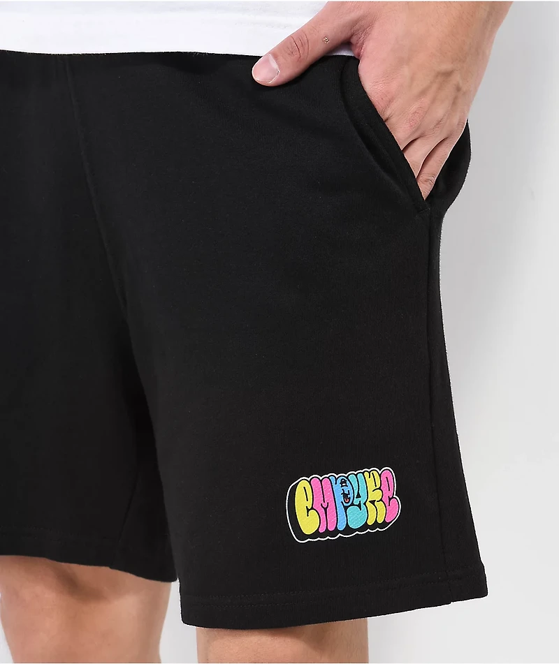 Empyre Bubble Letter Black Shorts
