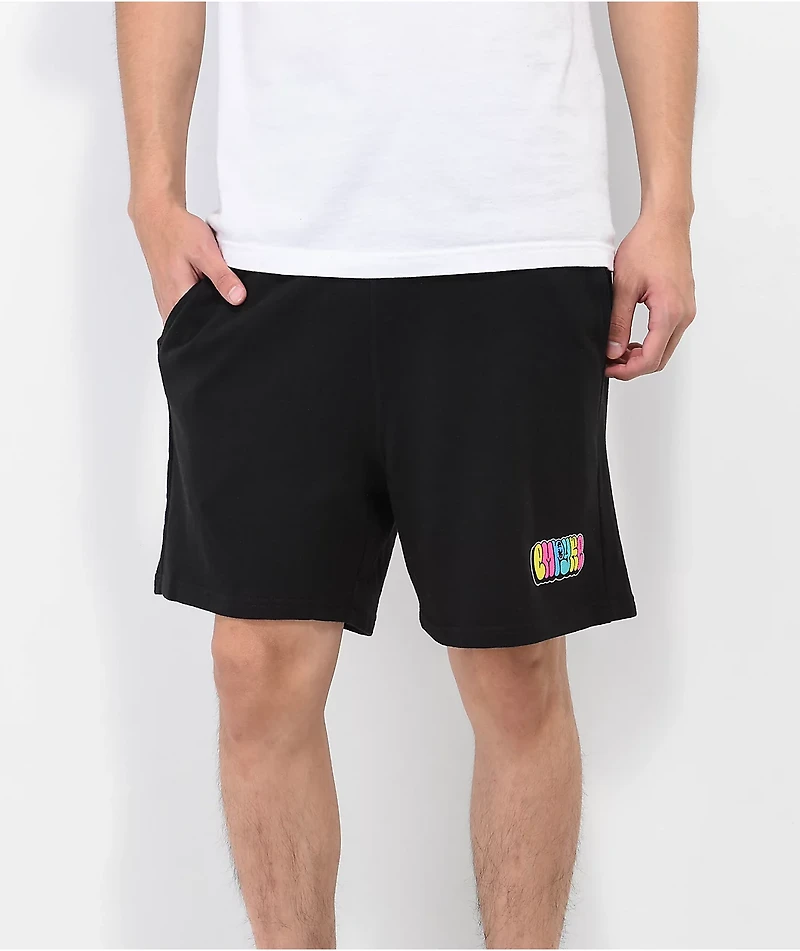 Empyre Bubble Letter Black Shorts