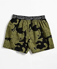 Empyre Bubble Loose Dark Green Boxers