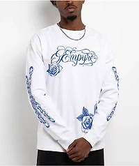 Empyre Buds And Roses White Long Sleeve T-Shirt