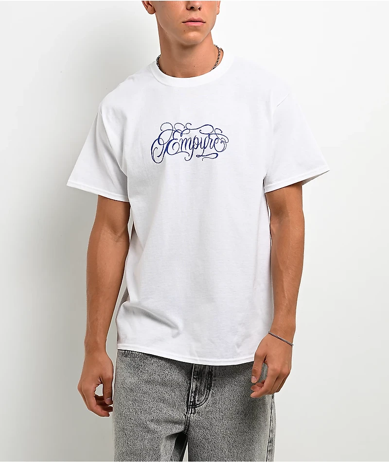 Empyre Buds And Roses White T-Shirt