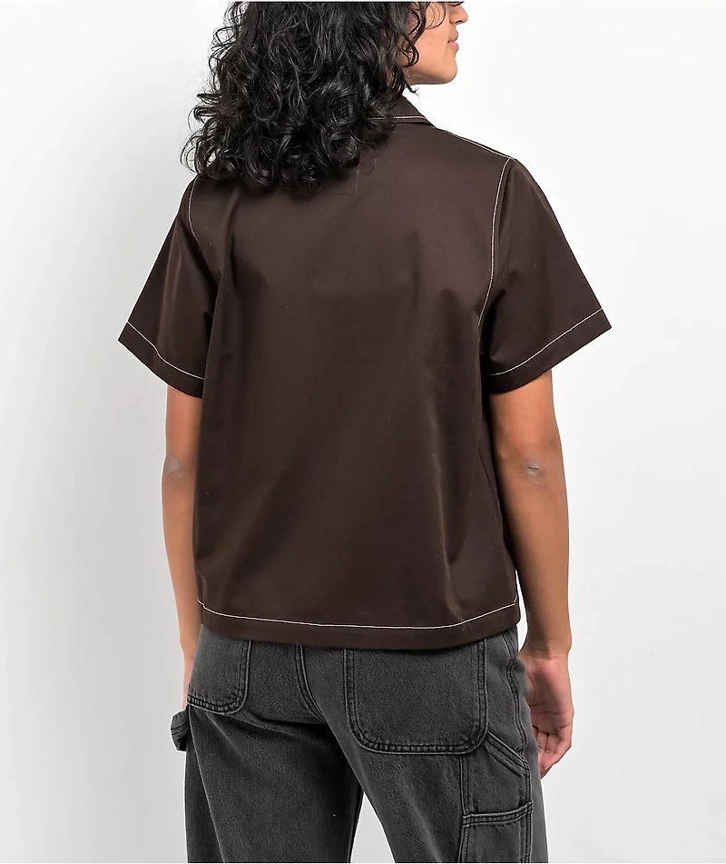 Empyre Buffy Java Crop Work Shirt