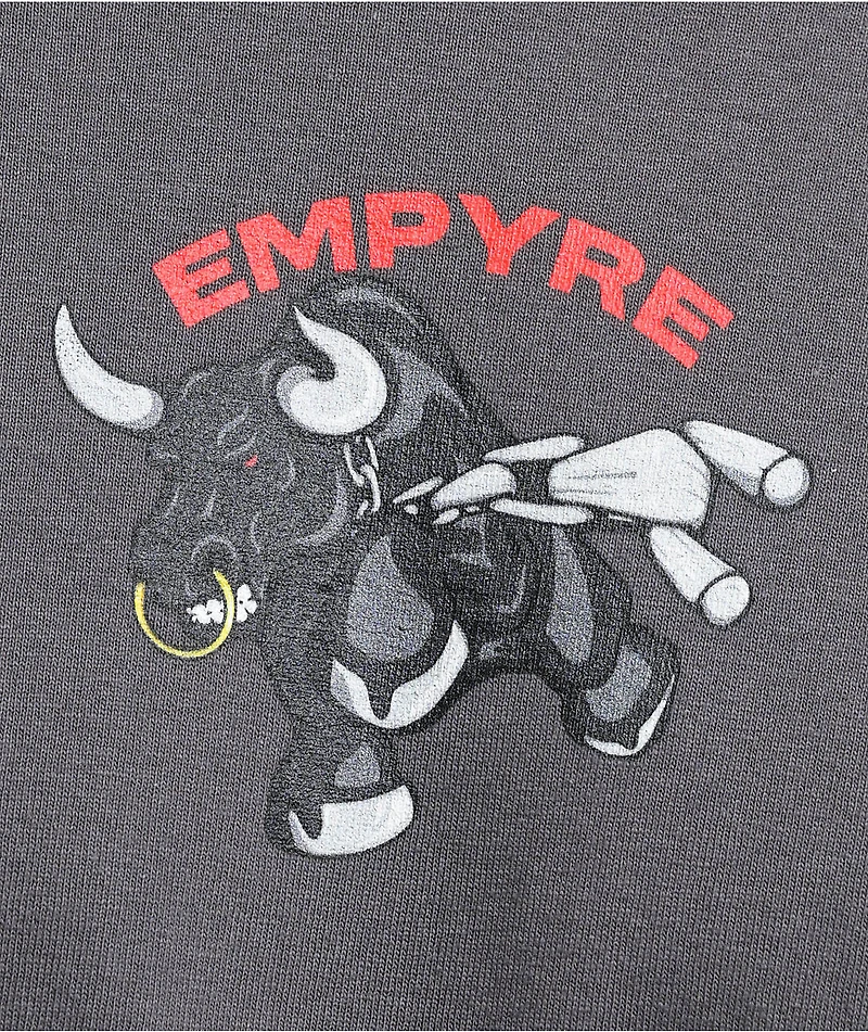 Empyre Bull Charcoal Long Sleeve T-Shirt