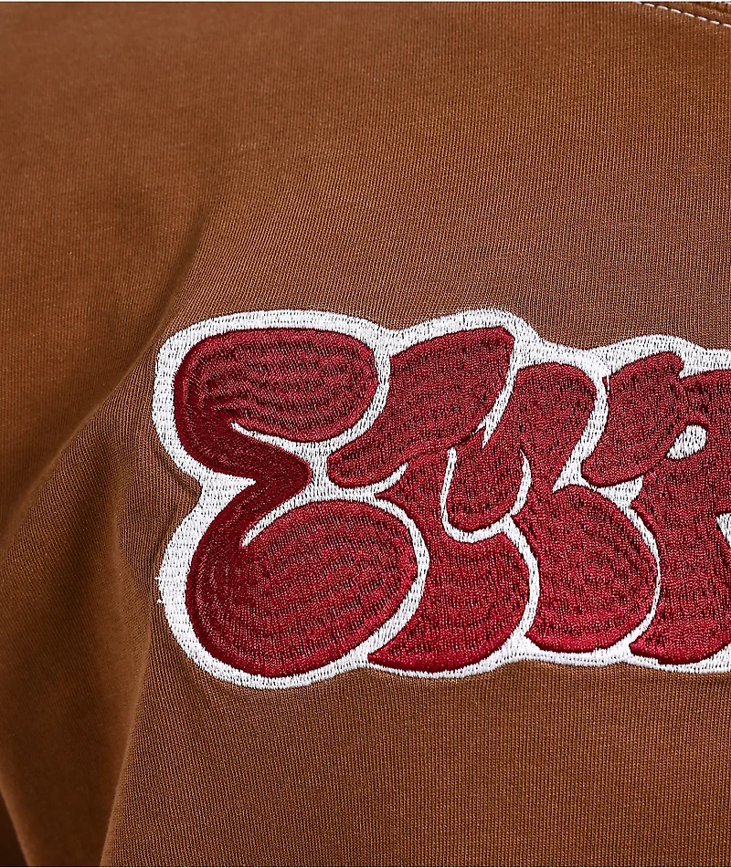 Empyre Bulldog Quarterback Brown Boxy T-Shirt