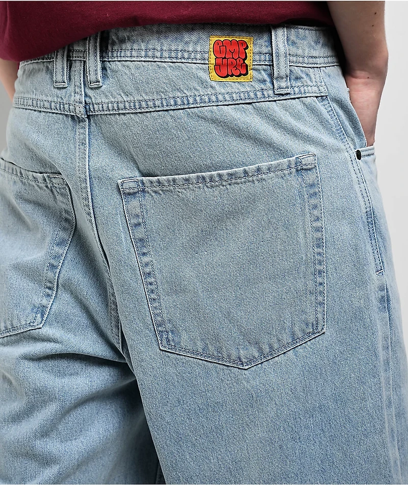 Empyre Burglar Colby Light Blue Loose Fit Skate Jeans