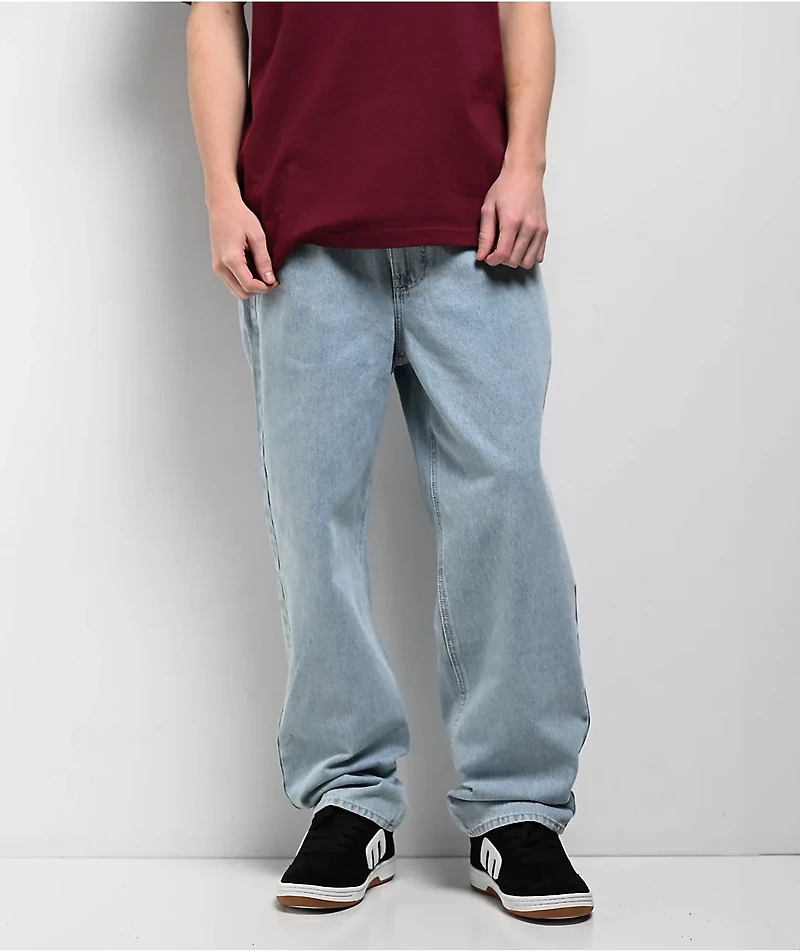 Empyre Burglar Colby Light Blue Loose Fit Skate Jeans