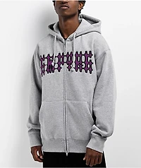 Empyre Cage Grey Zip Hoodie