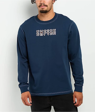 Empyre Cage Match Navy Long Sleeve T-Shirt