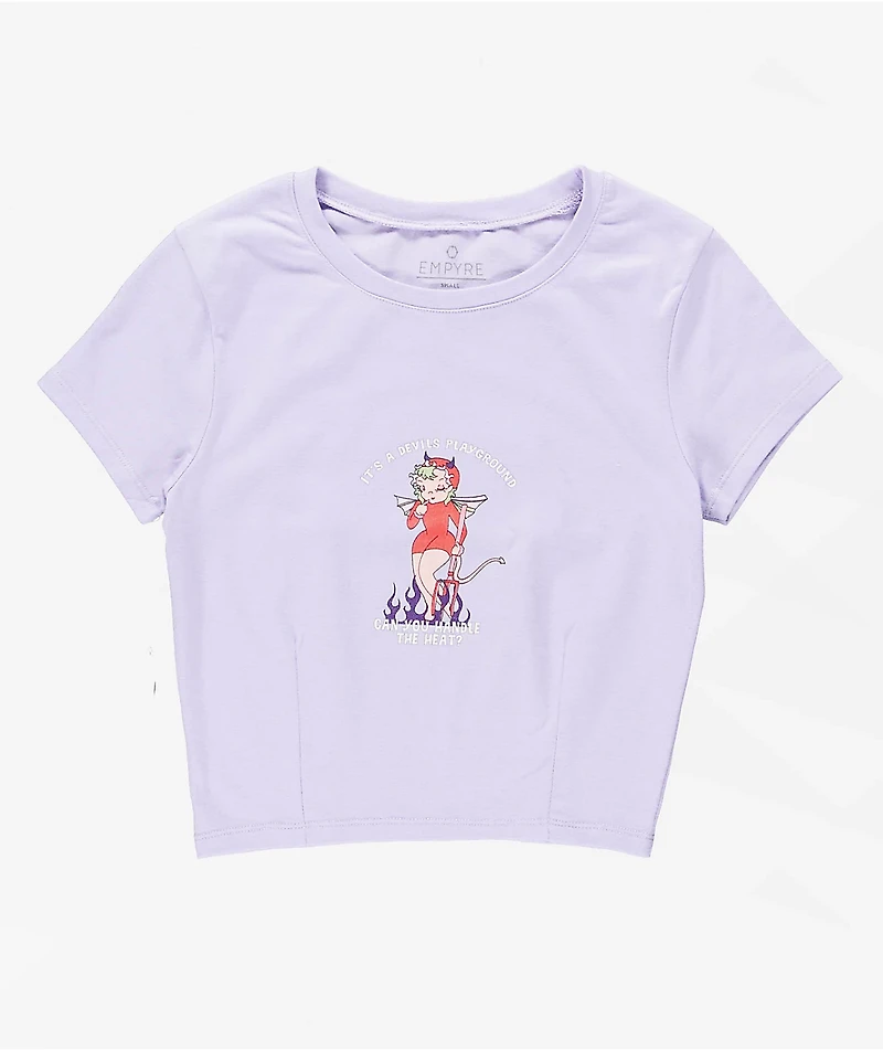 Empyre Can't Handle The Heat Purple Baby T-Shirt