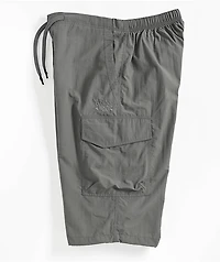 Empyre Canopy Dark Grey Loose Fit Cargo Shorts