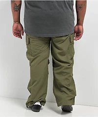 Empyre Canopy Olive Green Cargo Parachute Pants