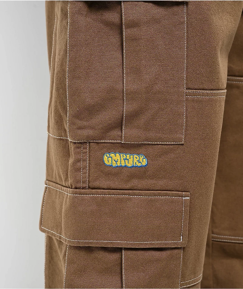 Empyre Canvas Khaki Ultra Loose Double Cargo Pants