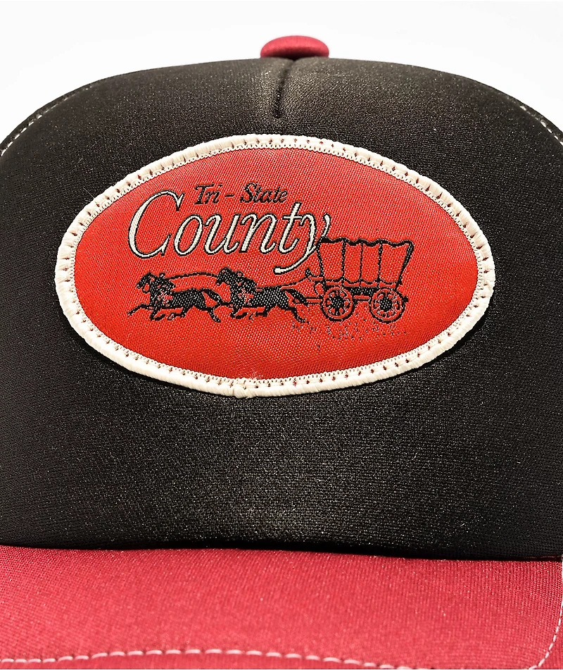 Empyre Caravan Black & Red Trucker Hat