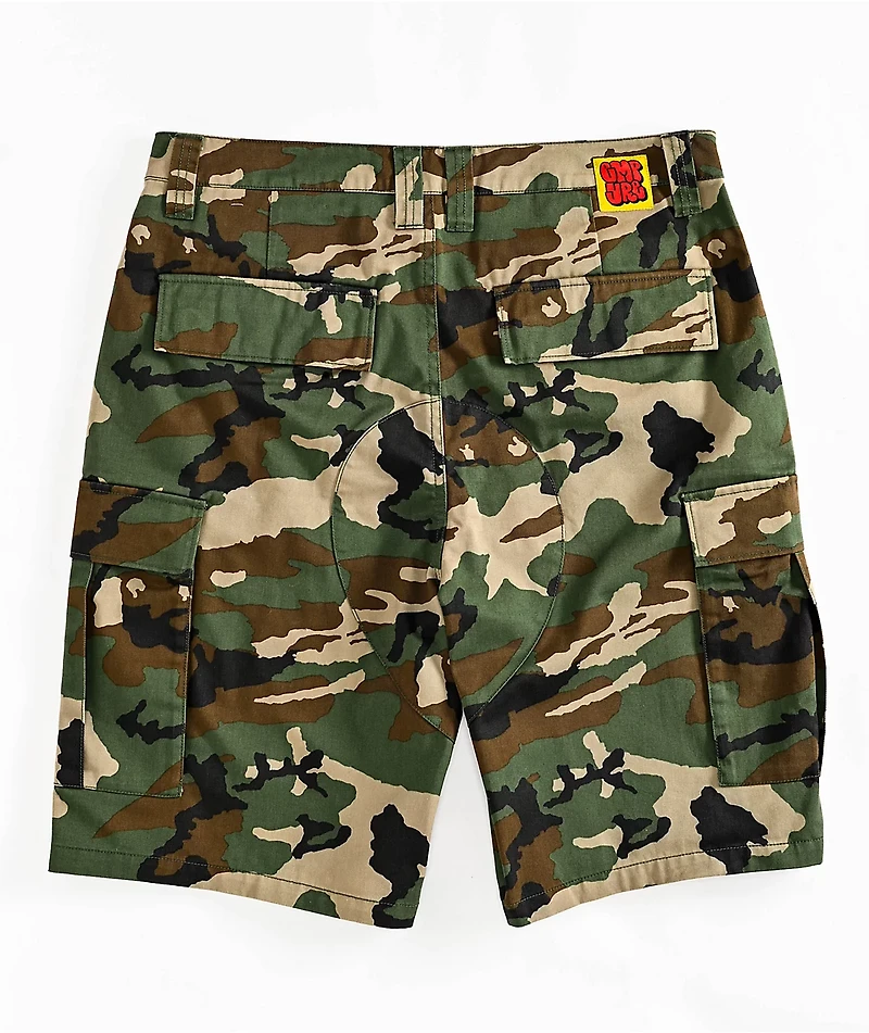 Empyre Cargo Loose Fit Camo Skate Shorts