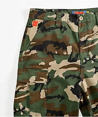 Empyre Cargo Loose Fit Camo Skate Shorts