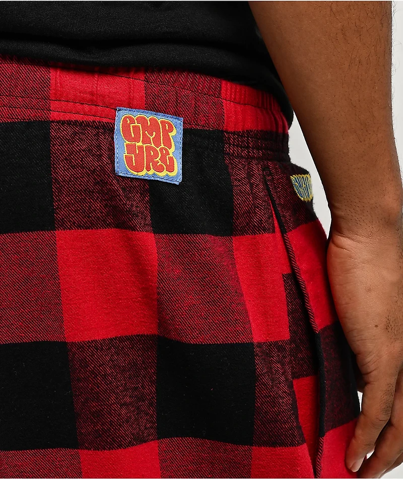 Empyre Cats Red Plaid Lounge Pants