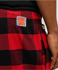 Empyre Cats Red Plaid Lounge Pants