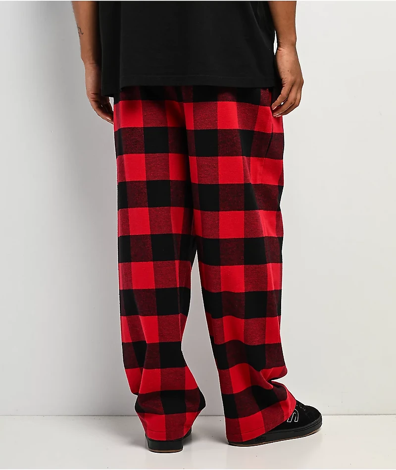 Empyre Cats Red Plaid Lounge Pants