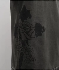 Empyre Centered Charcoal Long Sleeve T-Shirt