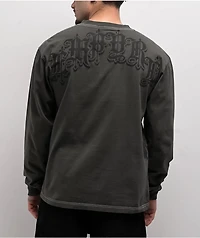 Empyre Centered Charcoal Long Sleeve T-Shirt