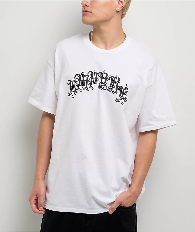 Empyre Centered White T-Shirt