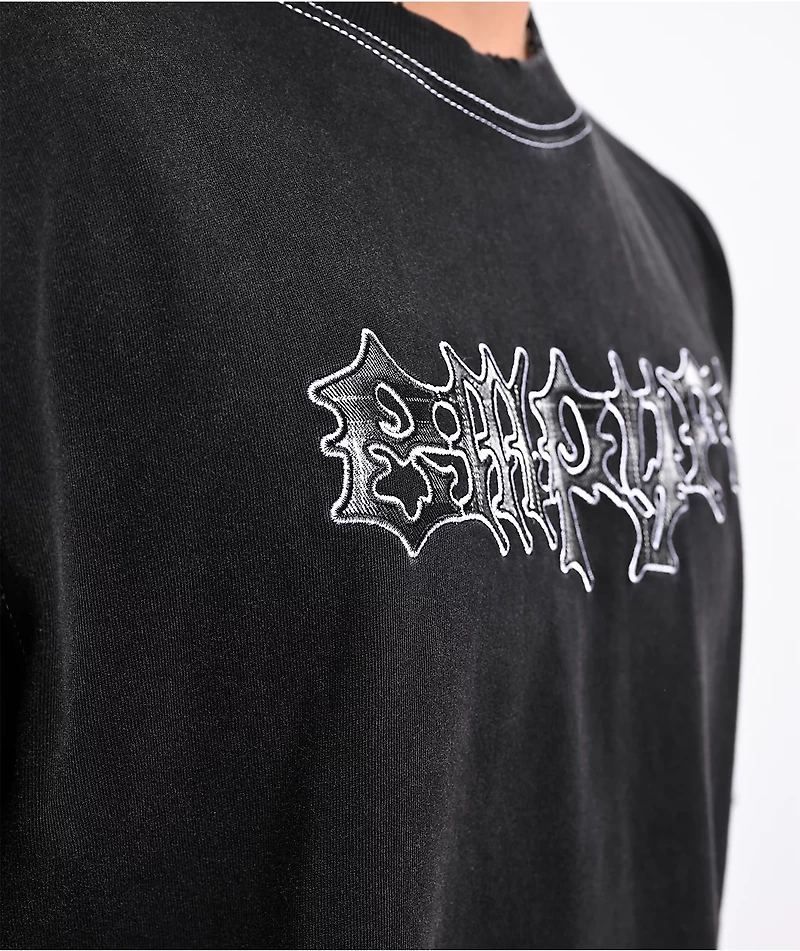 Empyre Chainsaw Black Wash T-Shirt