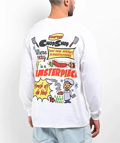 Empyre Chop Shop White Long Sleeve T-Shirt
