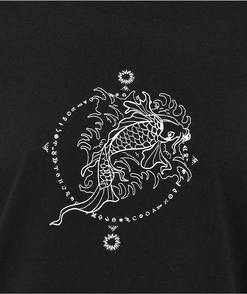 Empyre Circle Koi Black T-Shirt