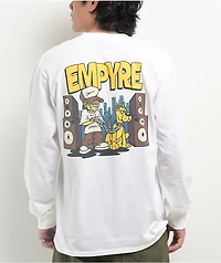 Empyre City Dog White Long Sleeve T-Shirt