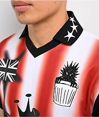 Empyre Clowned White, Red & Black Soccer Jersey