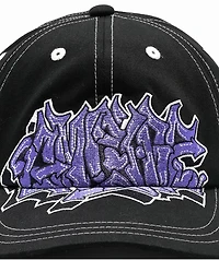 Empyre Coated Black Strapback Hat