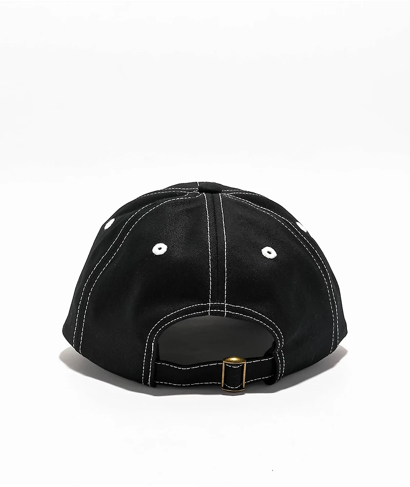 Empyre Coated Black Strapback Hat