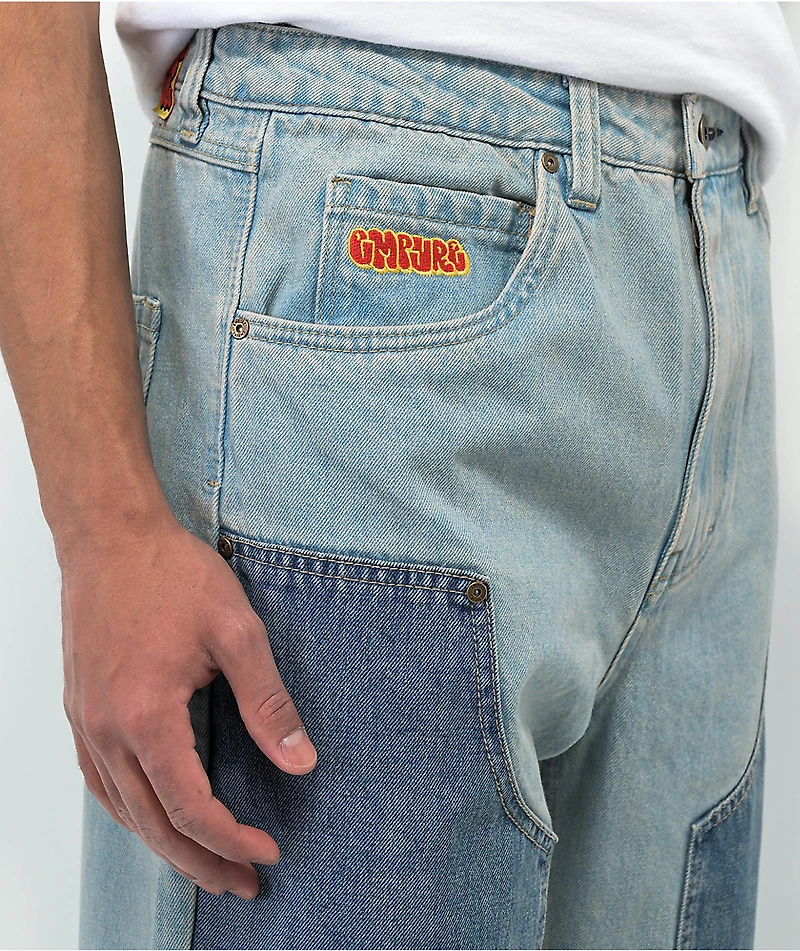 Empyre Colby Double Knee Medium Blue Skate Jeans