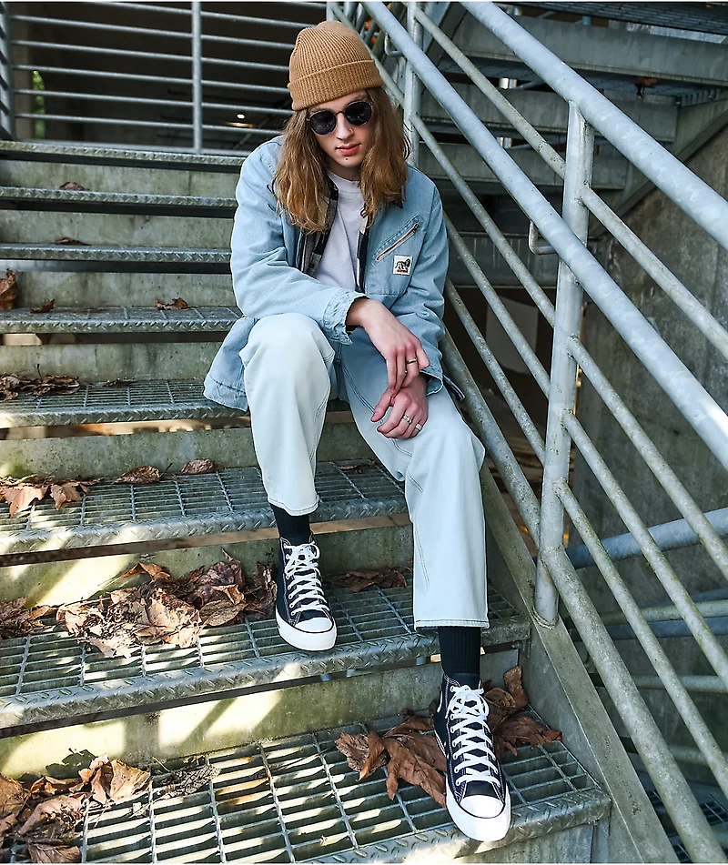 Empyre Colby Light Blue Wash Loose Fit Denim Skate Jeans