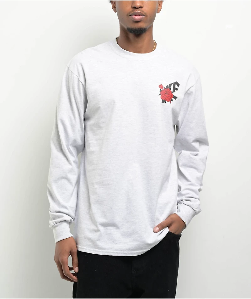 Empyre Collegiate Metal Ash Grey Long Sleeve T-Shirt