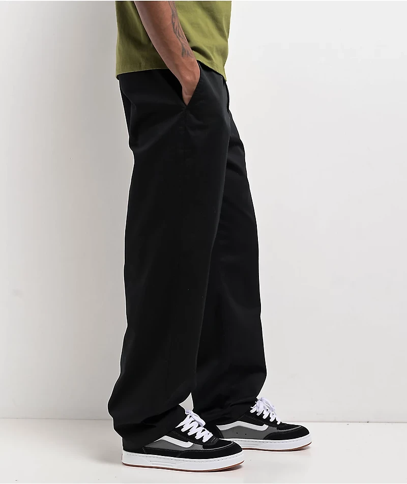 Empyre Cool Black Loose Skate Chino Pants