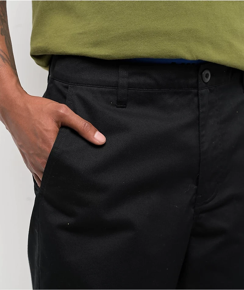 Empyre Cool Black Loose Skate Chino Pants
