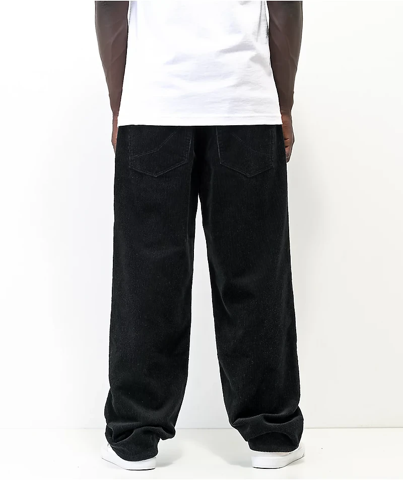 Empyre Corduroy Black Loose Fit Skate Pants