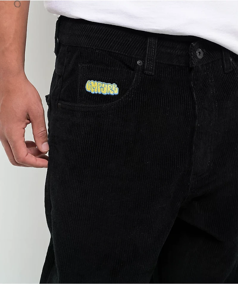 Empyre Corduroy Black Ultra Loose Skate Pants