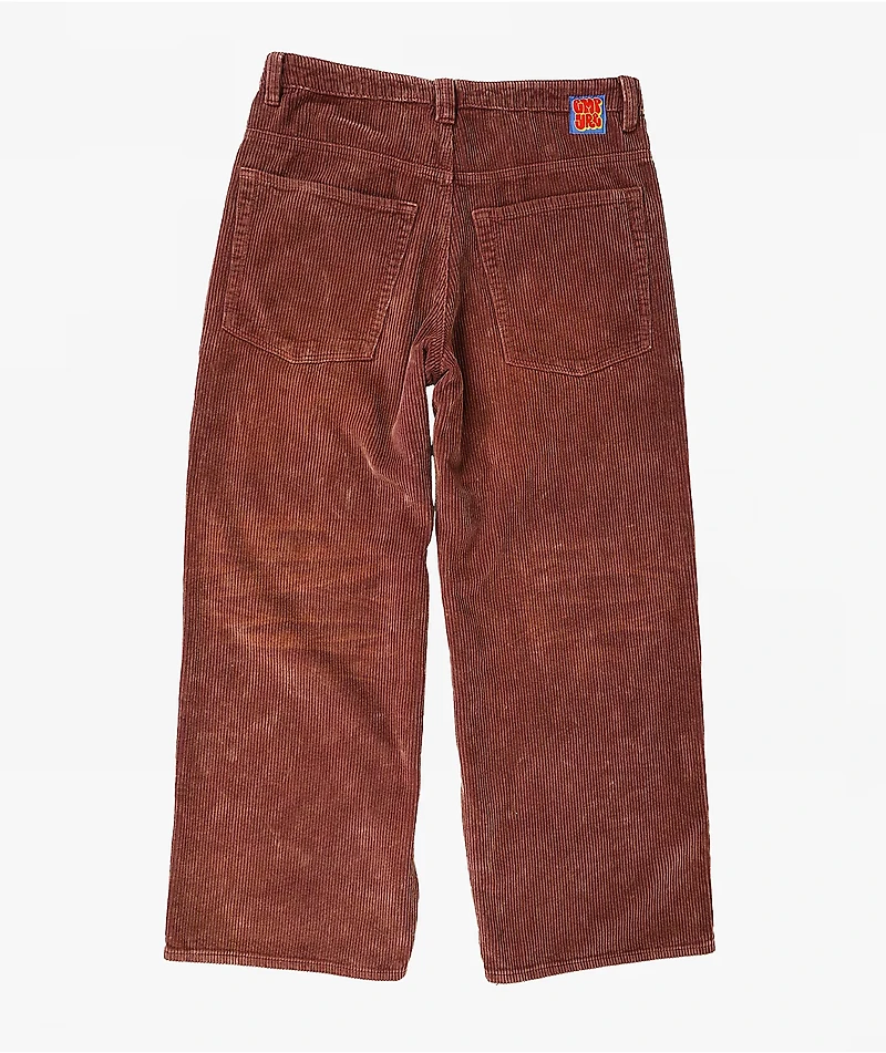 Empyre Corduroy Distressed Oxblood Red Skate Pants