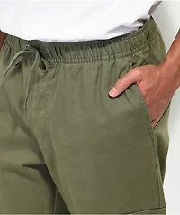 Empyre Creager Olive Green Cargo Jogger Pants