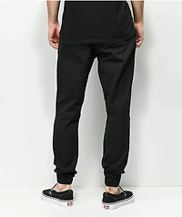 Empyre Creager Stretch Elastic Waist Black Jogger Pants
