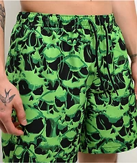 Empyre Cringe Floater Green & Black Board Shorts
