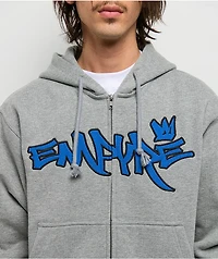 Empyre Crown Grey Zip Hoodie