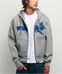Empyre Crown Grey Zip Hoodie