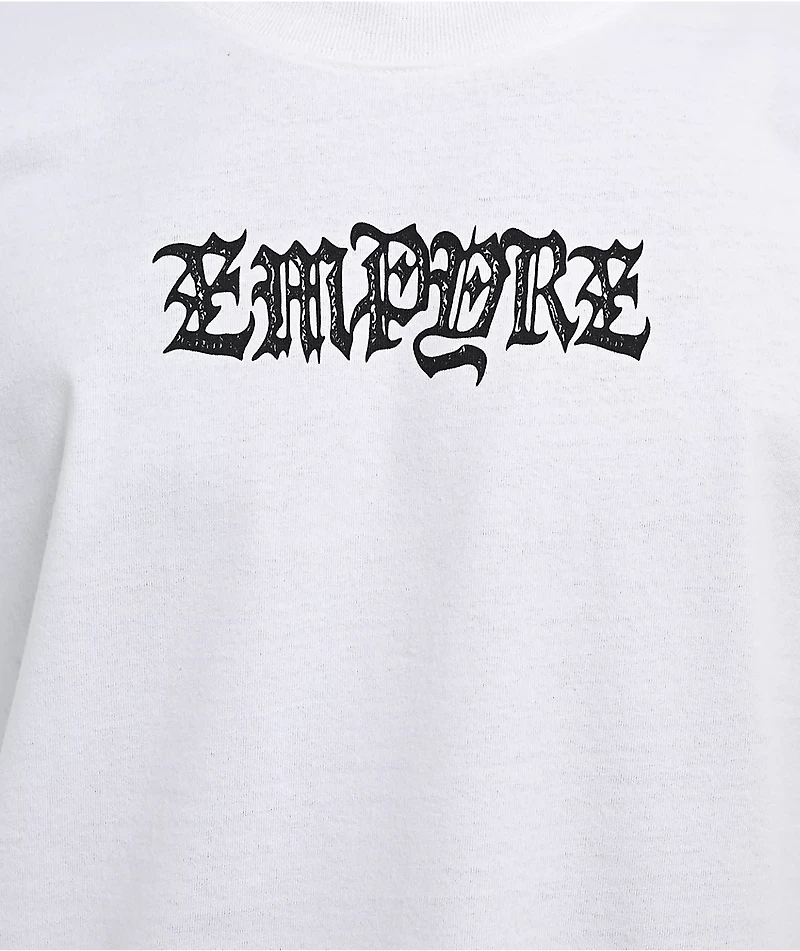Empyre Dads Angst White Long Sleeve T-Shirt