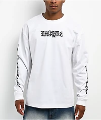 Empyre Dads Angst White Long Sleeve T-Shirt
