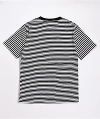Empyre Dang It Black & White Striped Knit T-Shirt
