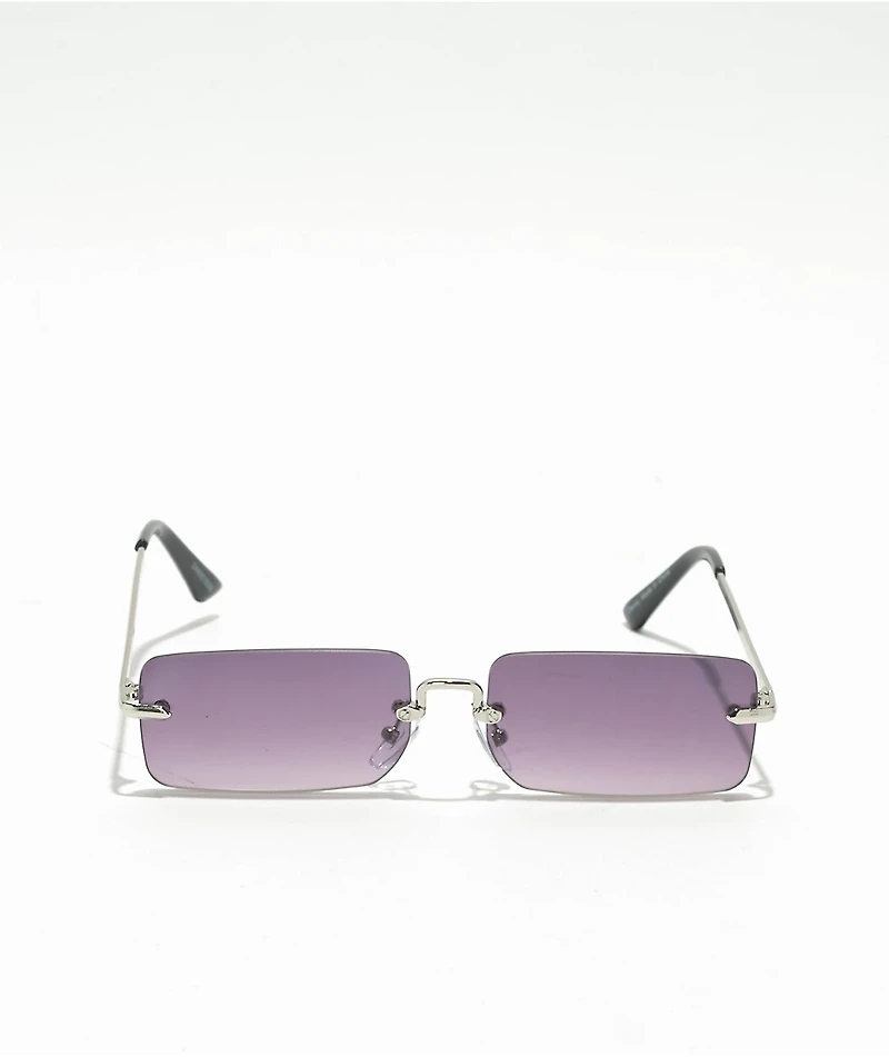 Empyre Danny Purple Rimless Sunglasses