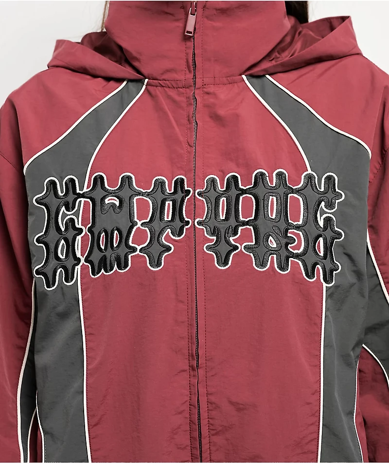 Empyre Dariana Dark Red Windbreaker